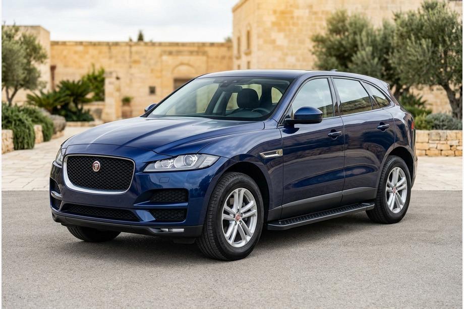 Jaguar F-PACE 2016– Bočné nášľapy Allmond Black (2 ks, hliník) Image