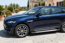 Jaguar F-PACE 2016– Bočné prahy Line (2 ks, hliník) fotografia 1