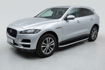 Jaguar F-PACE 2016– Bočné prahy Tayga Grey (2 ks, hliník) fotografia 1