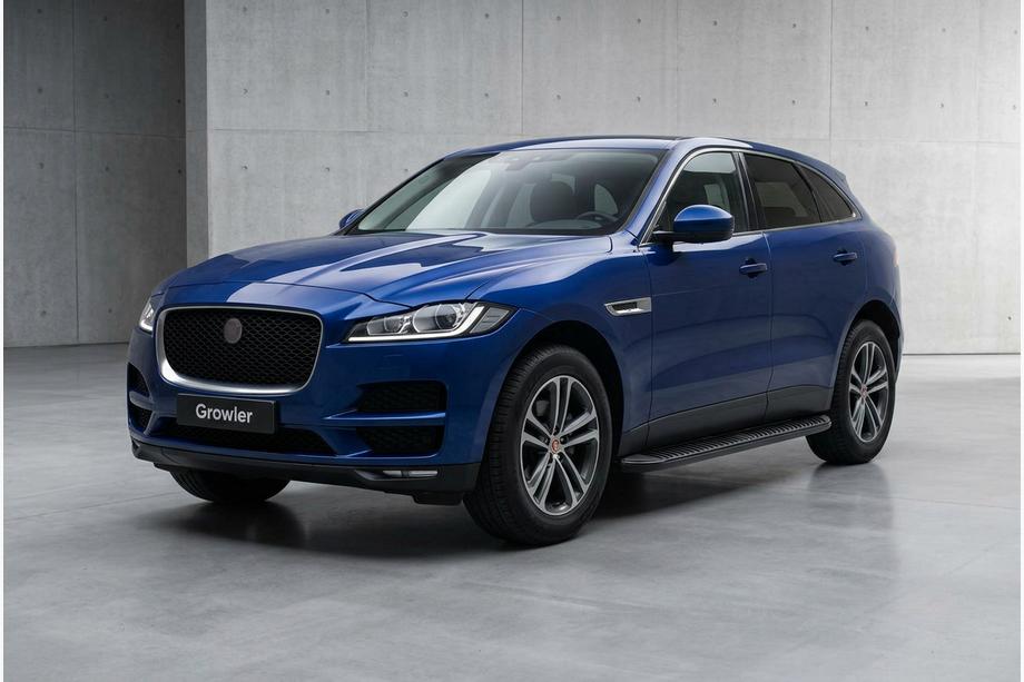 Jaguar F-PACE 2016– Bočné prahy Tayga Black (2 ks, hliník) Image