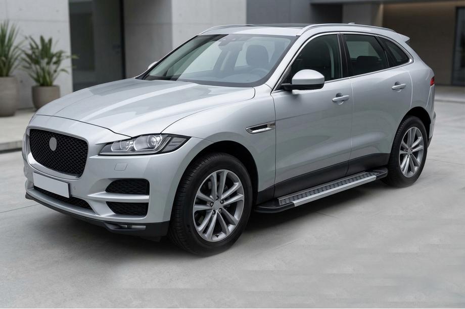 Jaguar F-PACE 2016– Bočné nášľapy Vision New Grey (2 ks, hliník) Image