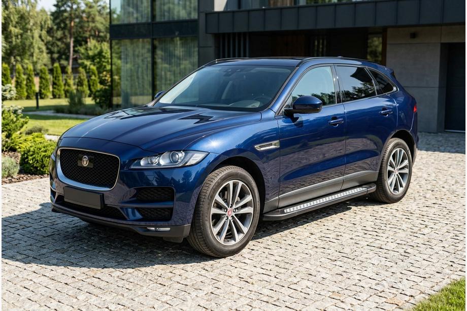 Jaguar F-PACE 2016– Bočné nášľapy Vision New Black (2 ks, hliník) Image