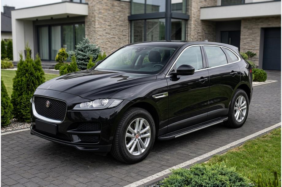 Jaguar F-PACE 2016– Bočné nášľapy Bosphorus Grey (2 ks, hliník) Image