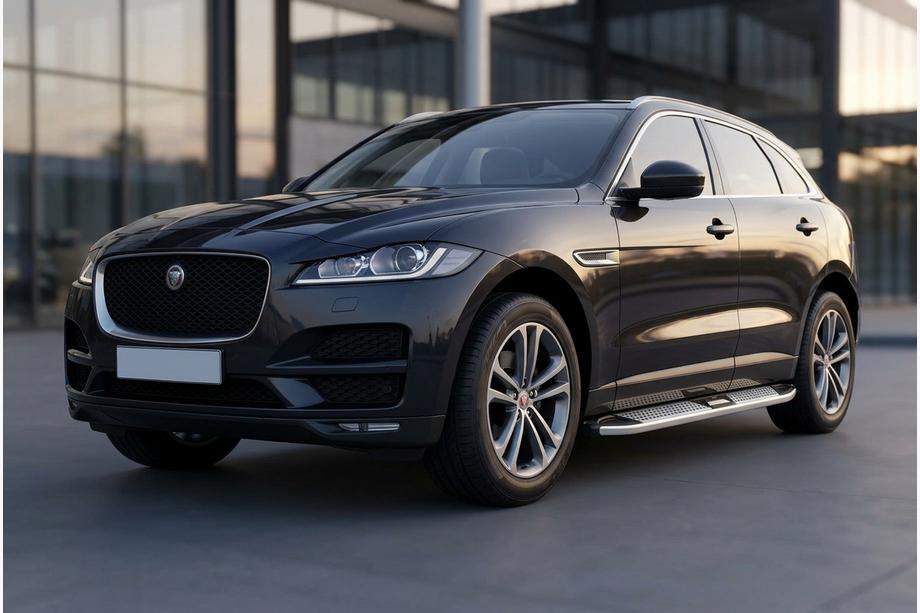 Jaguar F-PACE 2016– Mevsim Grey bočné nášľapy (2 ks, hliník) Image