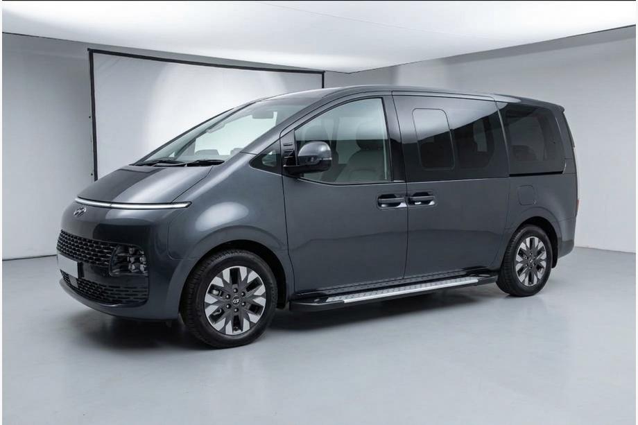 Hyundai Staria 2021– Bočné nášľapy Allmond Grey (2 ks, hliník) Image