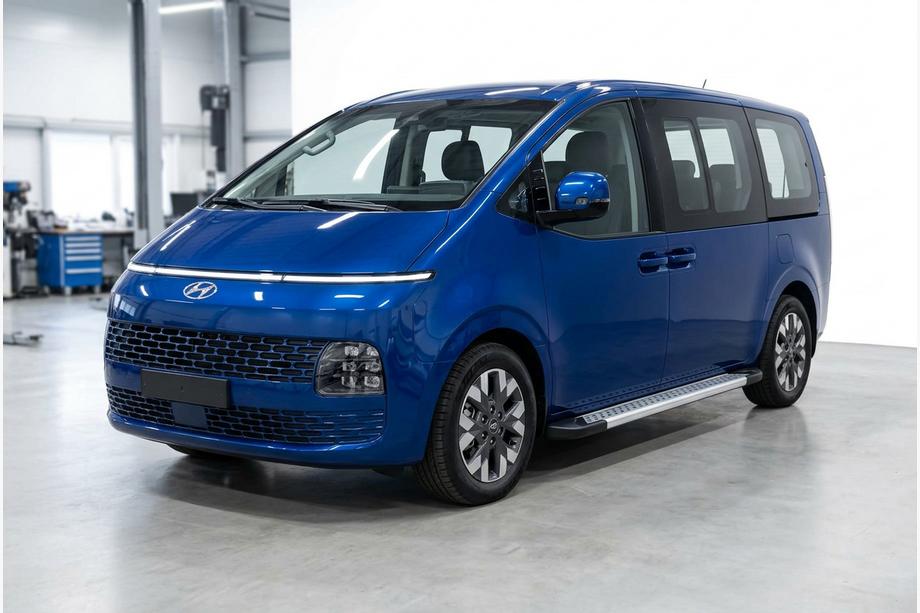 Hyundai Staria 2021– Bočné nášľapy Vision New Grey (2 ks, hliník) Image