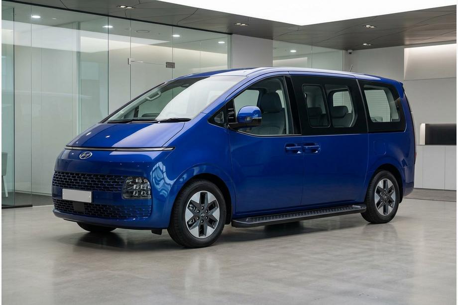 Hyundai Staria 2021– Bočné nášľapy Allmond Black (2 ks, hliník) Image
