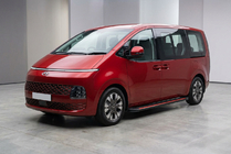 Hyundai Staria 2021– Bočné nášľapy Maya Red (2 ks., hliník) fotografia 1