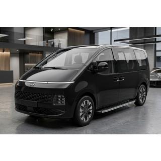 Bočné nášľapy BlackLine (2 ks, hliník) Hyundai Staria 2021– fotografia 1