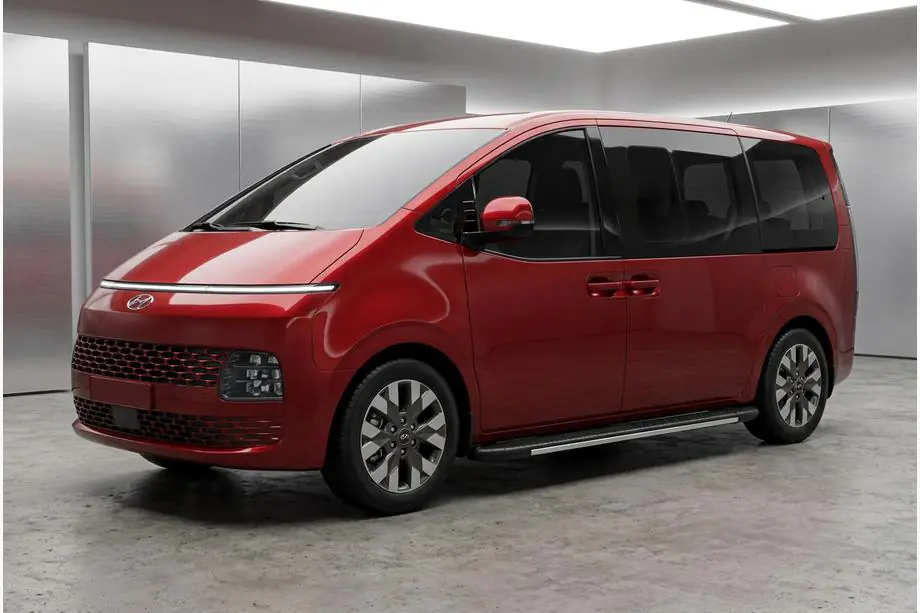 Hyundai Staria 2021– Bočné nášľapy Bosphorus Grey (2 ks, hliník) Image