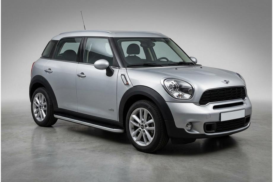 Mini Countryman R60 2010–2017 Bočné prahy Tayga Grey (2 ks, hliník) Image
