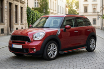 Mini Countryman R60 2010–2017 Bočné nášľapy Maya Red (2 ks., hliník) fotografia 1