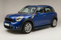Mini Countryman R60 2010–2017 Bočné nášľapy Maya Blue (2 ks, hliník) fotografia 1