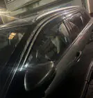 Peugeot 5008 2016–2023 Okenné deflektory vetra s chrómovou lištou (4 ks, Niken) fotografia 4
