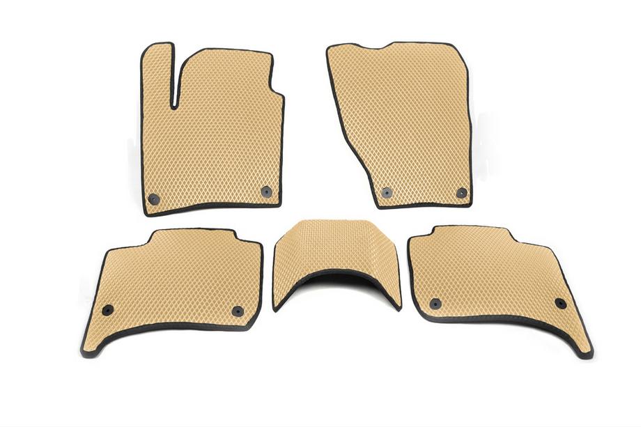 Porsche Cayenne 2010–2017 EVA rohože do interiéru (béžové) Image