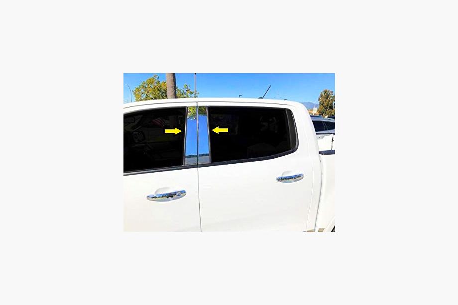 Ford Ranger 2011–2022 Lišta stĺpikov dverí (nerez) Image