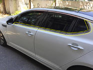 Kia Optima 2010–2016 Spodné okenné lišty (6 ks, nerez) fotografia 1