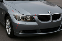 BMW 3 rad E90/E91 2005–2011 Nadstavce na svetlomety (2 ks, plast) fotografia 1