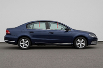 Volkswagen Passat B7 2012–2015 Ozdobná lišta okna SD/SW (nerez) fotografia 1