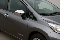 Nissan Note 2012–2020 Kryty spätných zrkadiel (2 ks, ABS) fotografia 1