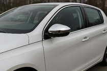 Peugeot 308 2014–2021 Nerezové chrómové kryty spätných zrkadiel (2 ks) fotografia 1
