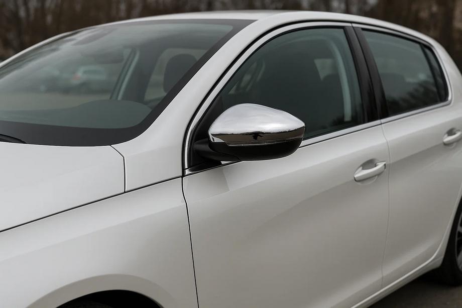 Peugeot 308 2014–2021 Nerezové chrómové kryty spätných zrkadiel (2 ks) Image