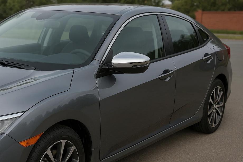 Honda Civic Sedan 2021– Nerezové kryty zrkadiel (2 ks) Image