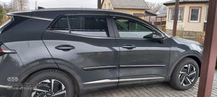Kia Sportage 2021– Okenné deflektory s chrómovou lištou Niken (pre SWB, 4 ks) fotografia 6