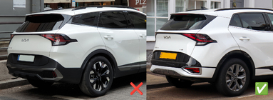 Kia Sportage 2021– Okenné deflektory s chrómovou lištou Niken (pre SWB, 4 ks) fotografia 9