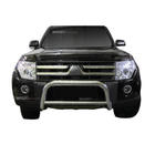 Mitsubishi Pajero Wagon IV 2006–2021 Predný ochranný rám (bullbar) A126142 (bez držiakov, nerez) fotografia 1