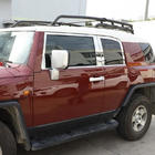 Toyota FJ Cruiser 2006–2022 Sada okenných líšt (nehrdzavejúca oceľ, 16 ks) fotografia 2