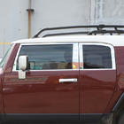 Toyota FJ Cruiser 2006–2022 Sada okenných líšt (nehrdzavejúca oceľ, 16 ks) fotografia 9