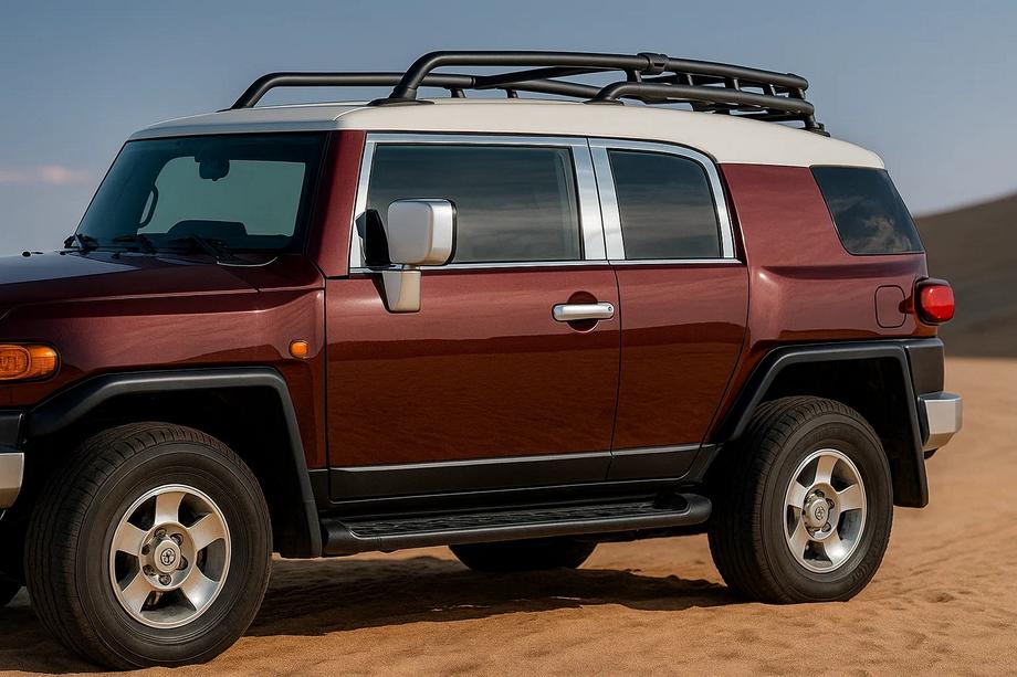 Toyota FJ Cruiser 2006–2022 Sada okenných líšt (nehrdzavejúca oceľ, 16 ks) Image