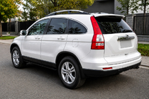 Honda CRV 2007–2011 Sivé strešné lyžiny (OEM) fotografia 1