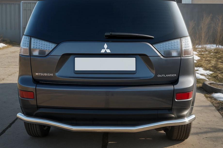Mitsubishi Outlander 2006–2012 Zadný ochranný oblúk D125201 (nerez) Image