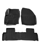 Ford S-Max 2007–2014 Stingray 3D autorohože do interiéru (OWAL klipy) (4 ks, polyuretán) fotografia 1