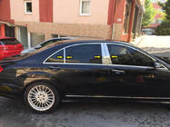 Mercedes S-class W221 2005–2013 Kryty stĺpikov (6 ks, nerez) fotografia 1