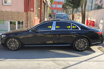 Mercedes S-class W223 2020– Kryty stĺpikov (nerez) fotografia 1