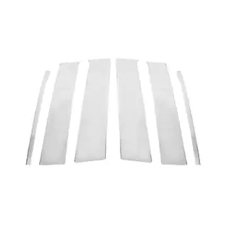 Kryty všetkých dverových stĺpikov (6 ks, nerez) fotografia 2