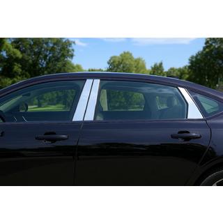 Nerezové kryty stĺpikov dverí (6 ks) Volvo S90/V90 2016– fotografia 2