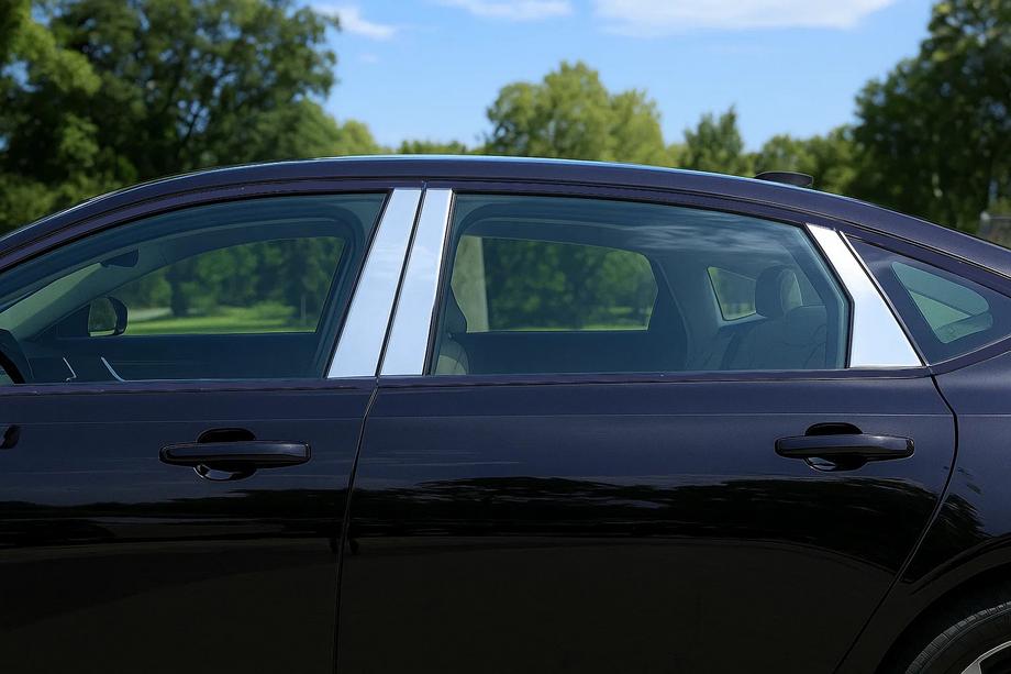 Volvo S90/V90 2016– Nerezové kryty stĺpikov dverí (6 ks) Fotografia 2