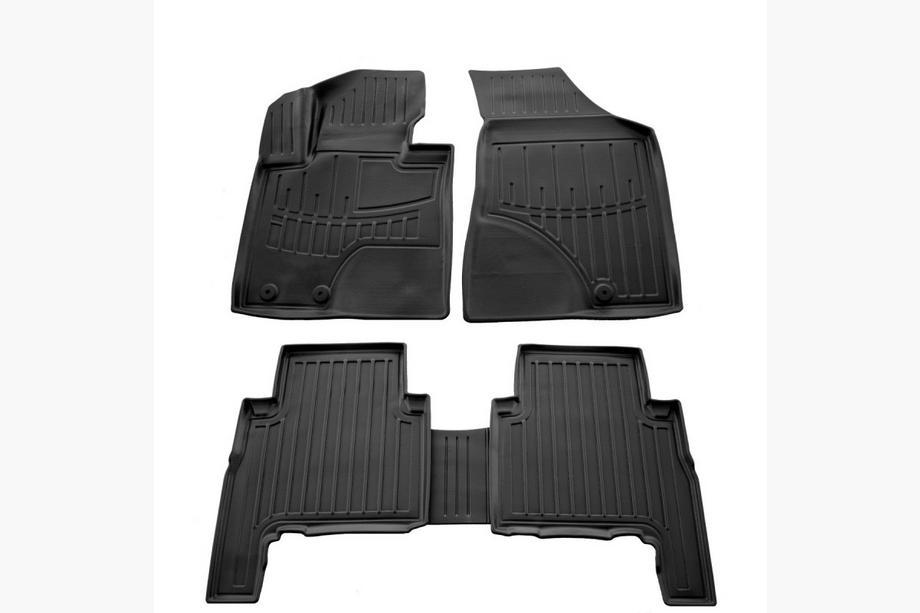 Kia Sorento II XM 2009–2014 Stingray 3D rohože do interiéru 2009-2012 (sada 5 ks, polyuretán) Image