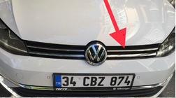 Volkswagen Golf 7/E-Golf 2012–2020 Lišty na masku 2017-2020 (nerez) fotografia 2