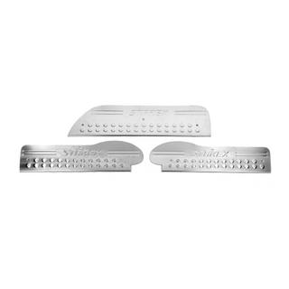 Kryty prahov OmsaLine (3 ks, nerez) Hyundai H200, H1, Starex 1998–2007 fotografia 4