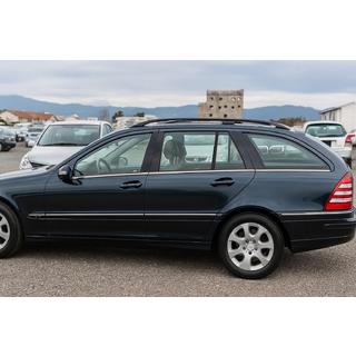Nerezové okrasné lišty okien Mercedes C-trieda W203 2000–2007 fotografia 3