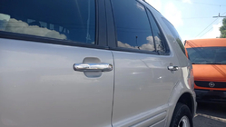 Mercedes ML W163 1997–2005 Chrómové kryty kľučiek dverí (4 ks) Libao - ABS plast fotografia 1