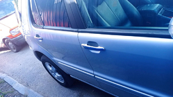 Mercedes ML W163 1997–2005 Chrómové kryty kľučiek dverí (4 ks) Libao - ABS plast fotografia 3