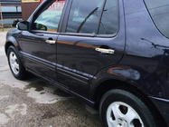 Mercedes ML W163 1997–2005 Chrómové kryty kľučiek dverí (4 ks) Libao - ABS plast fotografia 7