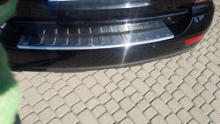 Mercedes ML W164 2005–2011 Nerezové lišty na zadný nárazník OmsaLine Matná fotografia 2
