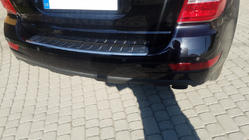 Mercedes ML W164 2005–2011 Nerezové lišty na zadný nárazník OmsaLine Matná fotografia 1